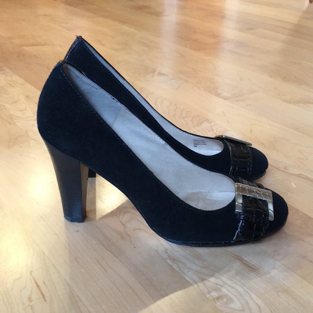 Michael Michael Kors suede leather buckle …